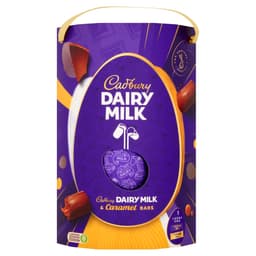Cadbury Dairy Milk & Caramel Large Easter Egg 245g