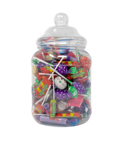 Victorian Plastic Sweet Jar 2.25L