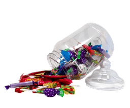 Victorian Plastic Sweet Jar 2.25L