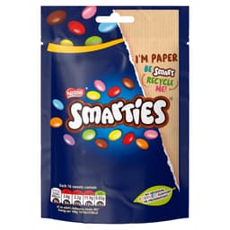 Smarties Milk Chocolate Pouch 118g