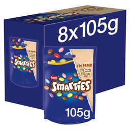 Smarties Milk Chocolate Pouch 118g