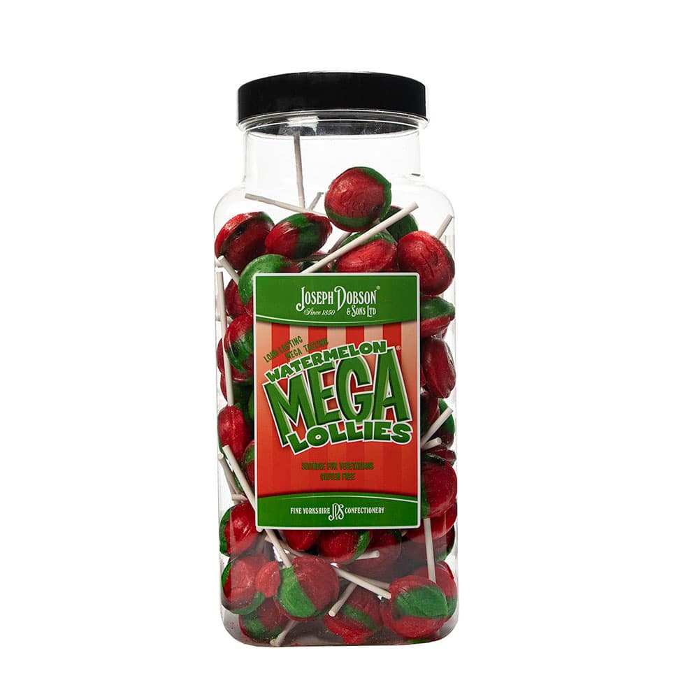 Dobsons Watermelon Mega Lollies Jar