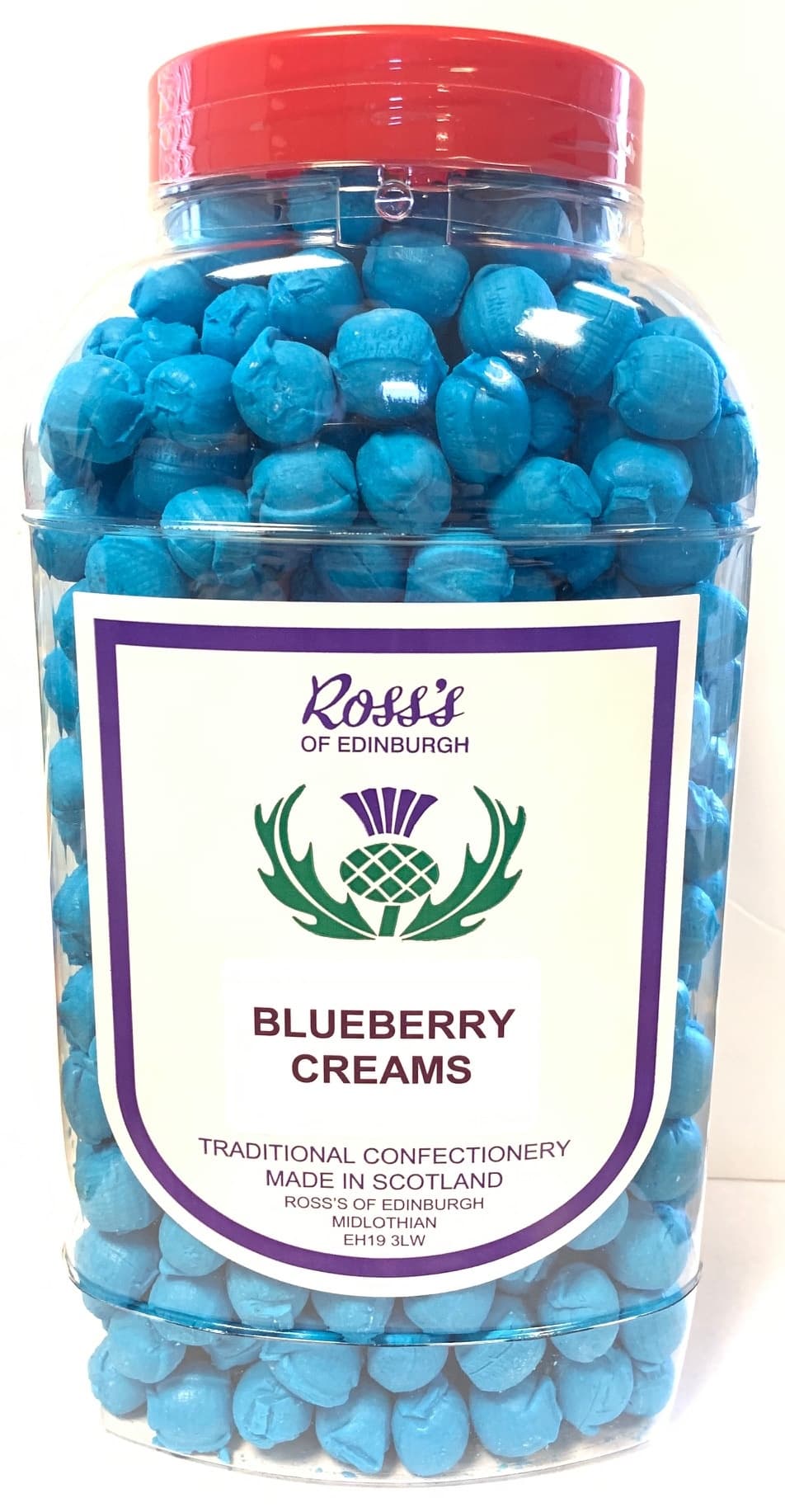 Ross's of Edinburgh Blueberry Creams Jar 2.25kg