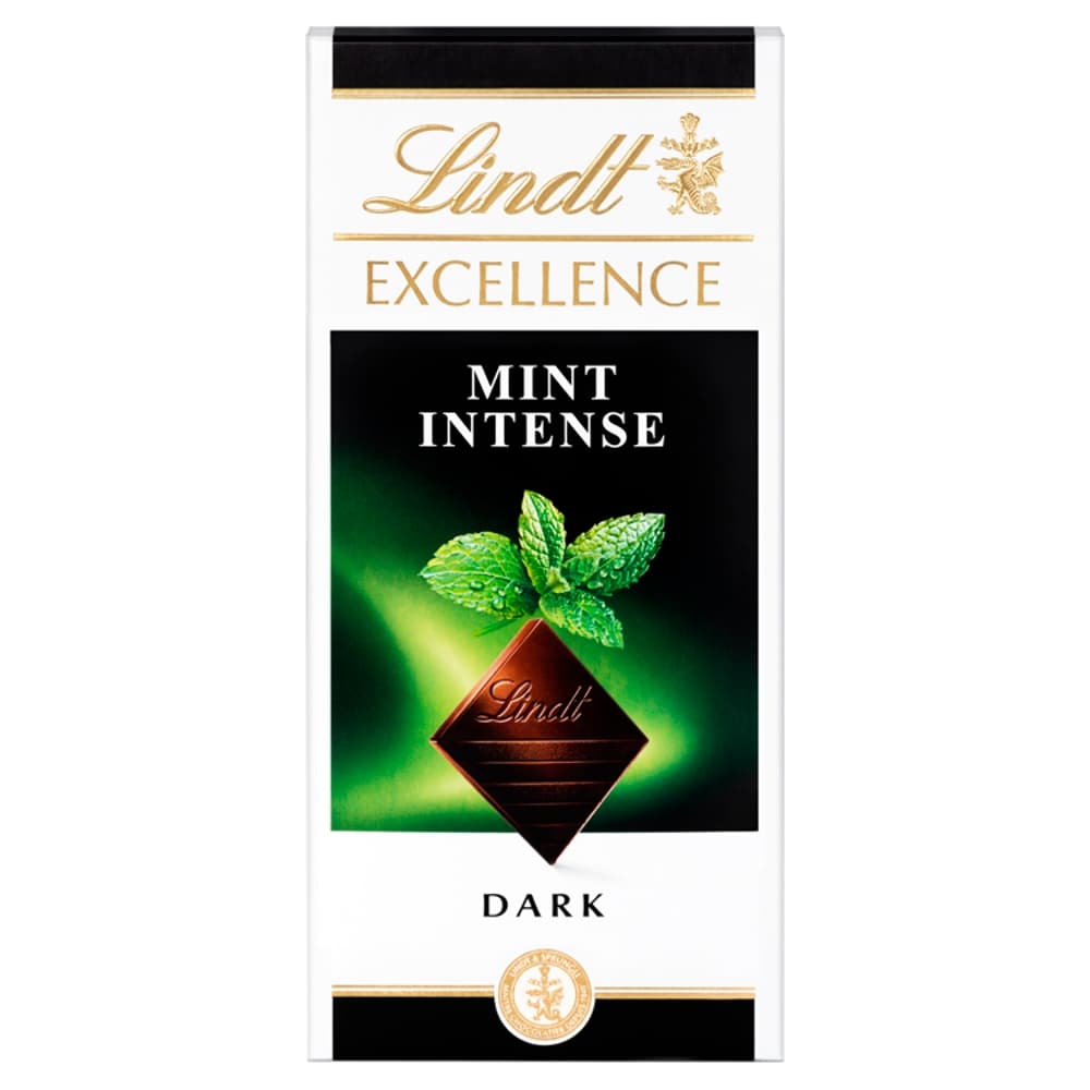 Lindt Excellence Dark Mint Chocolate Bar 100g