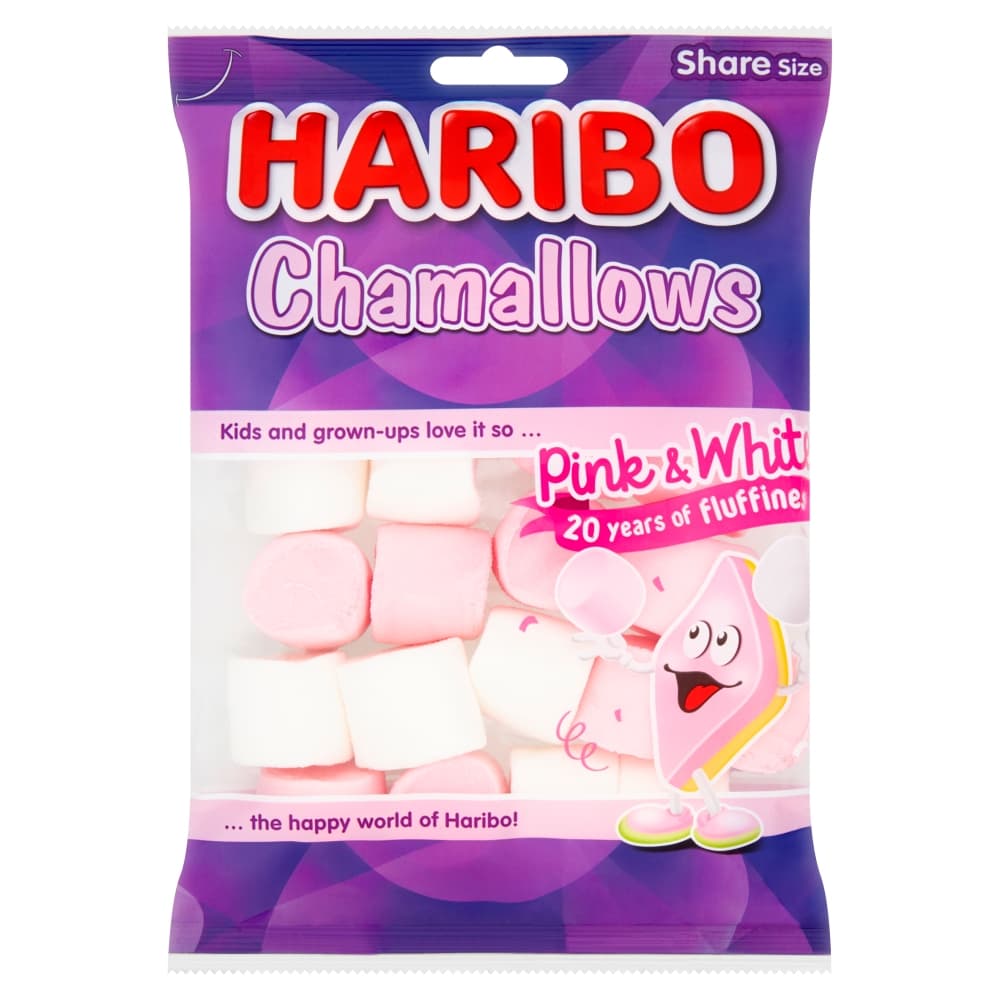 Haribo Chamallows Pink & White Share Bags 140g