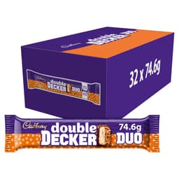 Cadbury Double Decker Duo Chocolate Bar 74g
