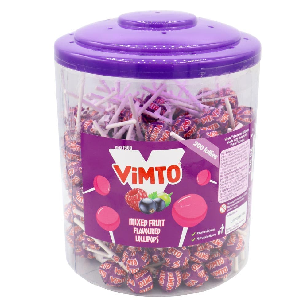 Vimto Original Lollipops Jar