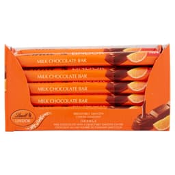 Lindt Lindor Orange Milk Chocolate Treat Bar 38g 