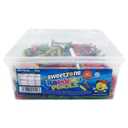 Sweetzone Halal Rainbow Pencils 1p Tub