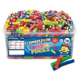 Sweetzone Halal Rainbow Pencils 1p Tub