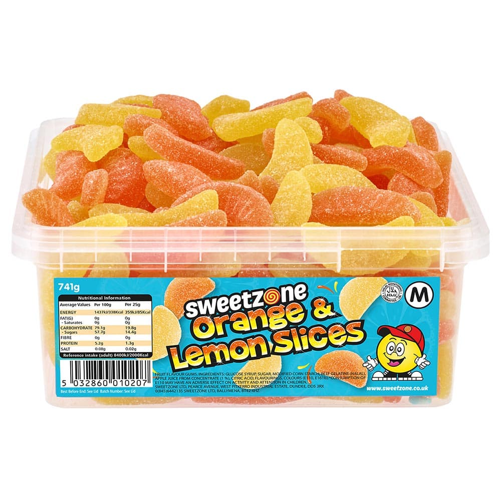 Sweetzone Orange & Lemon Slices 5p Tub