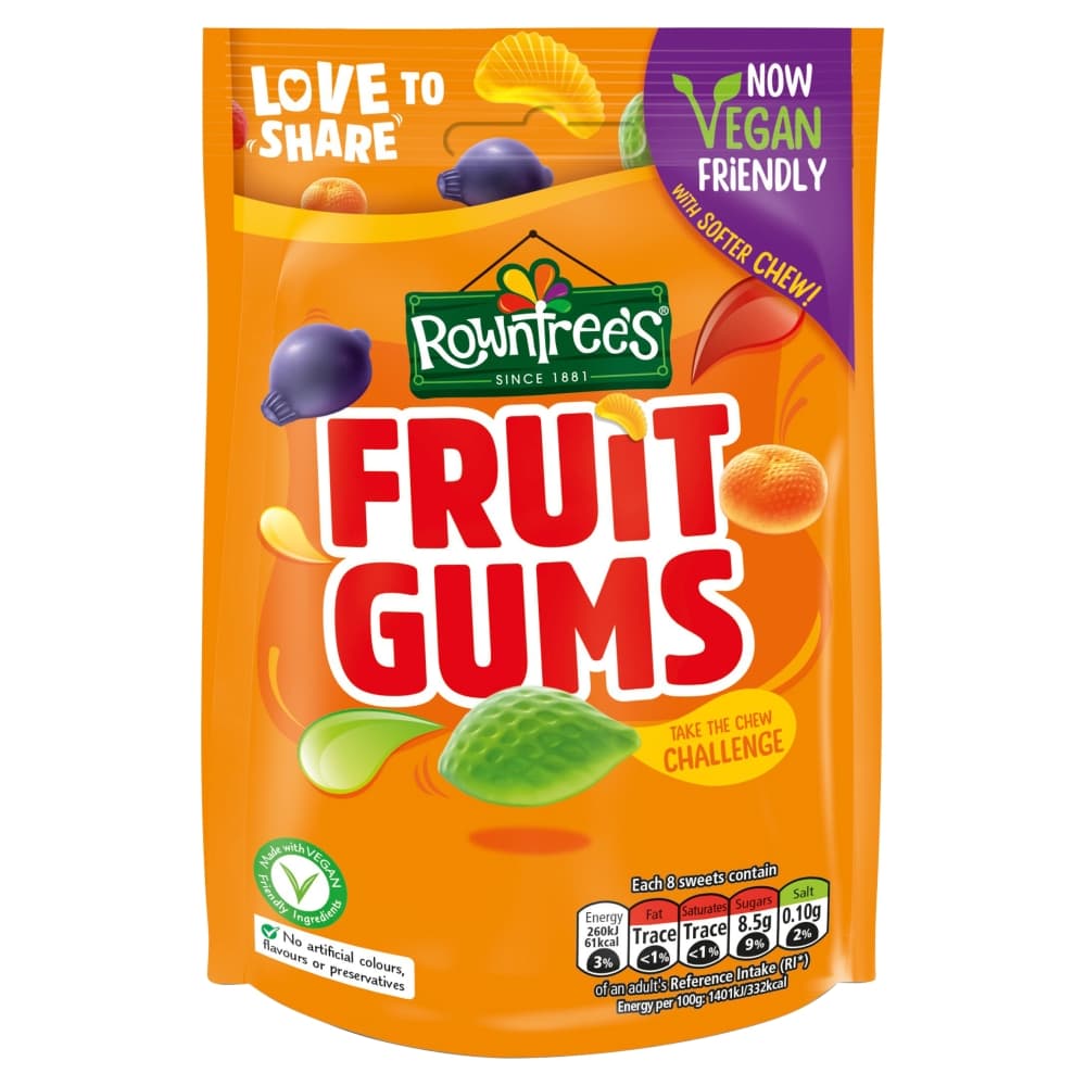 Rowntree's Fruit Gums Bag 150g