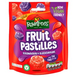 Rowntrees Pastilles Strawberry & Blackcurrant 143g