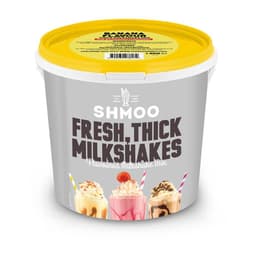 Shmoo Banana Thick Milkshake & Cups/Lids/Straws