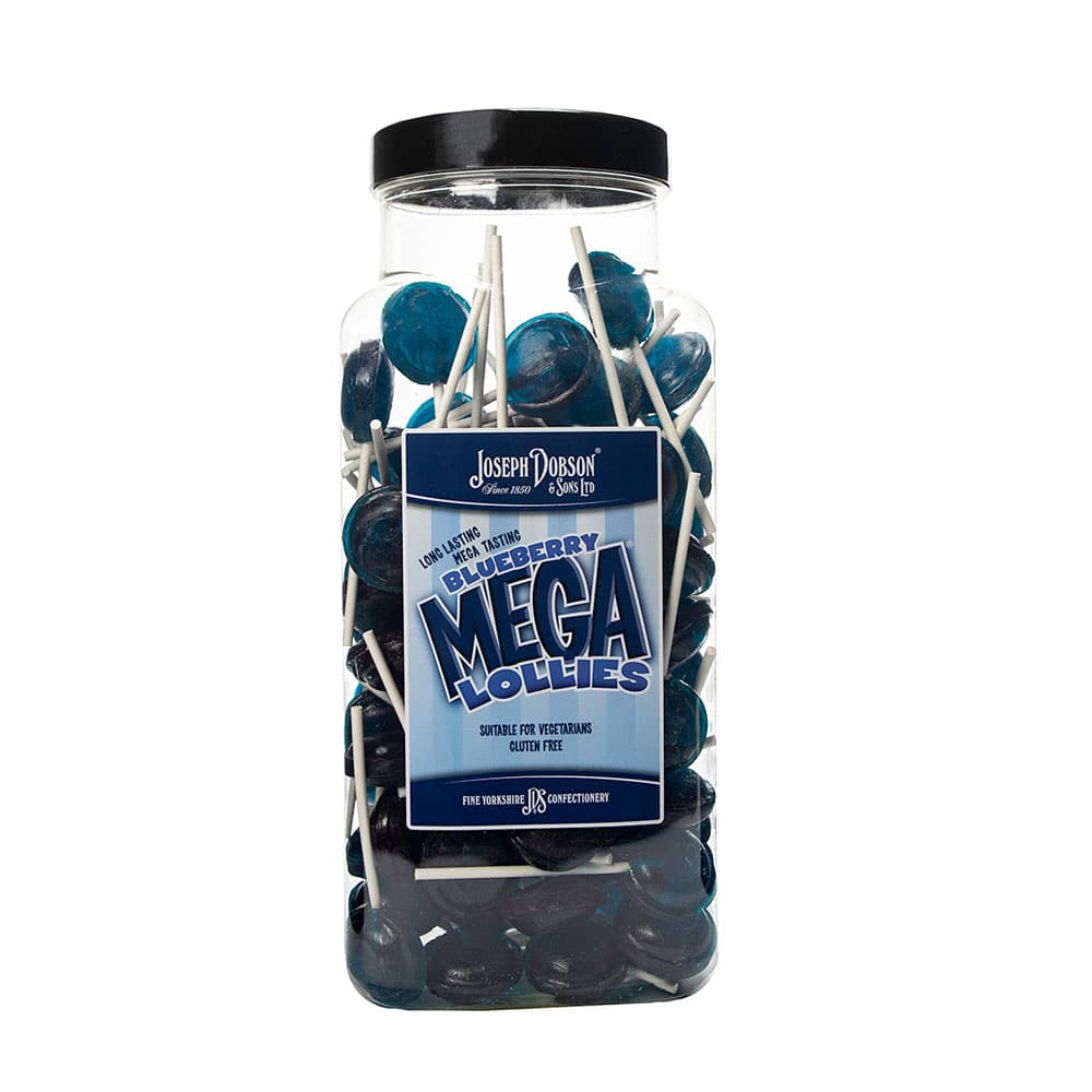 Dobsons Blueberry Mega Lollies Jar 