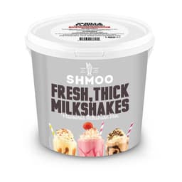 Shmoo Vanilla Thick Milkshake Mix 1.8kg & Cups/Lids/Straws