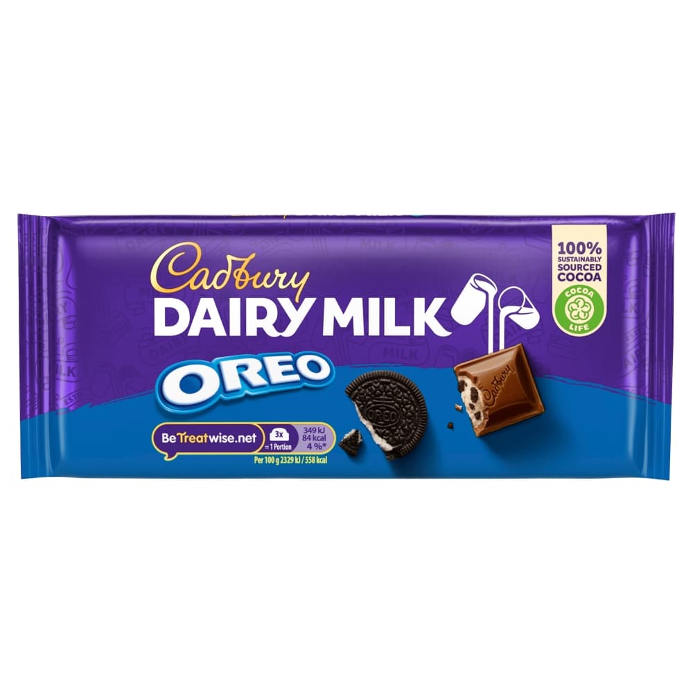 Cadbury Dairy Milk Oreo Sharing Bar 120g