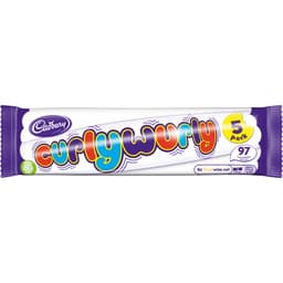 Cadbury Curly Wurly Bars 5 Pack 107.5g