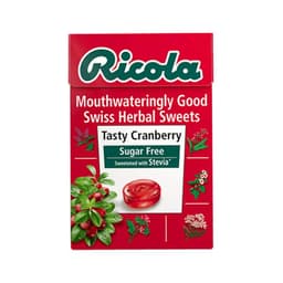 Ricola Cranberry Sugar Free Box 45g 