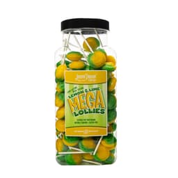 Dobsons Lemon & Lime Mega Lollies Jar