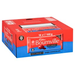 Cadbury Bournville Old Jamaica Dark Chocolate Bar 100g Case