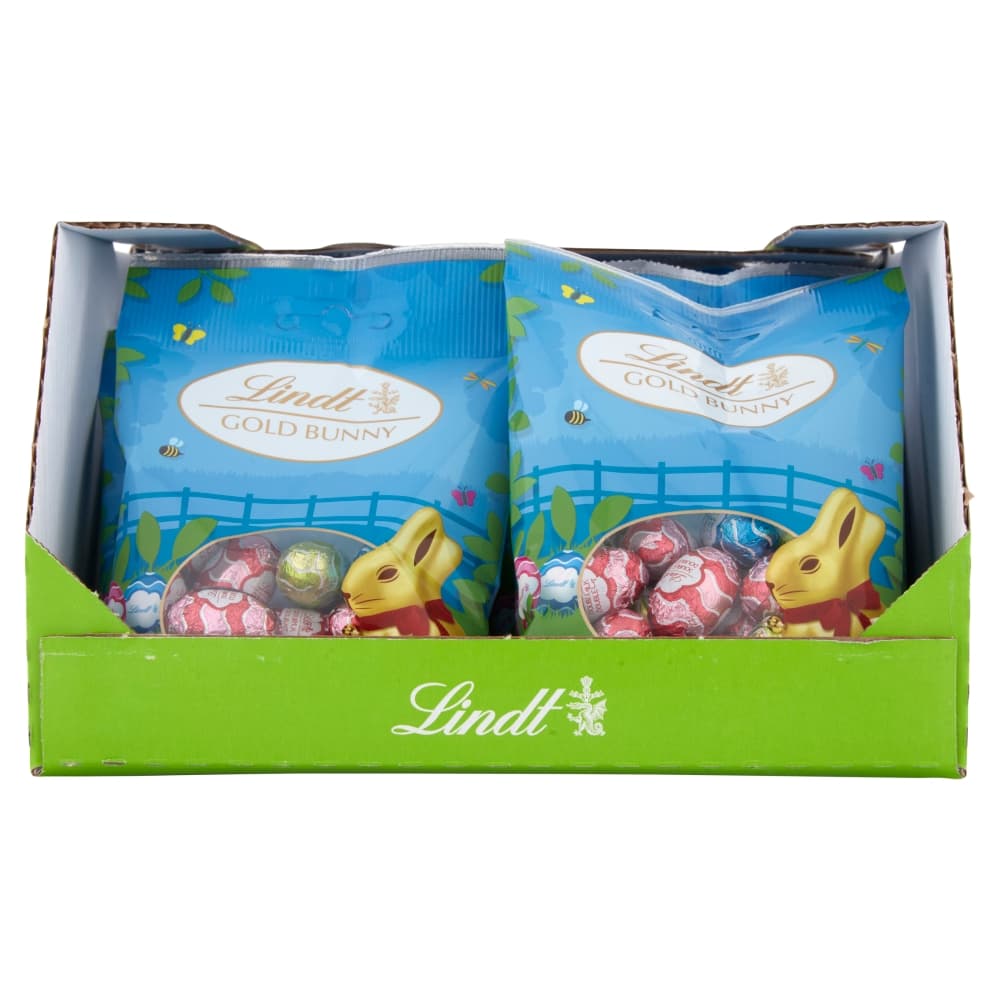 Lindt Gold Bunny Milk Chocolate Mini Eggs with a Creamy White Filling 80g