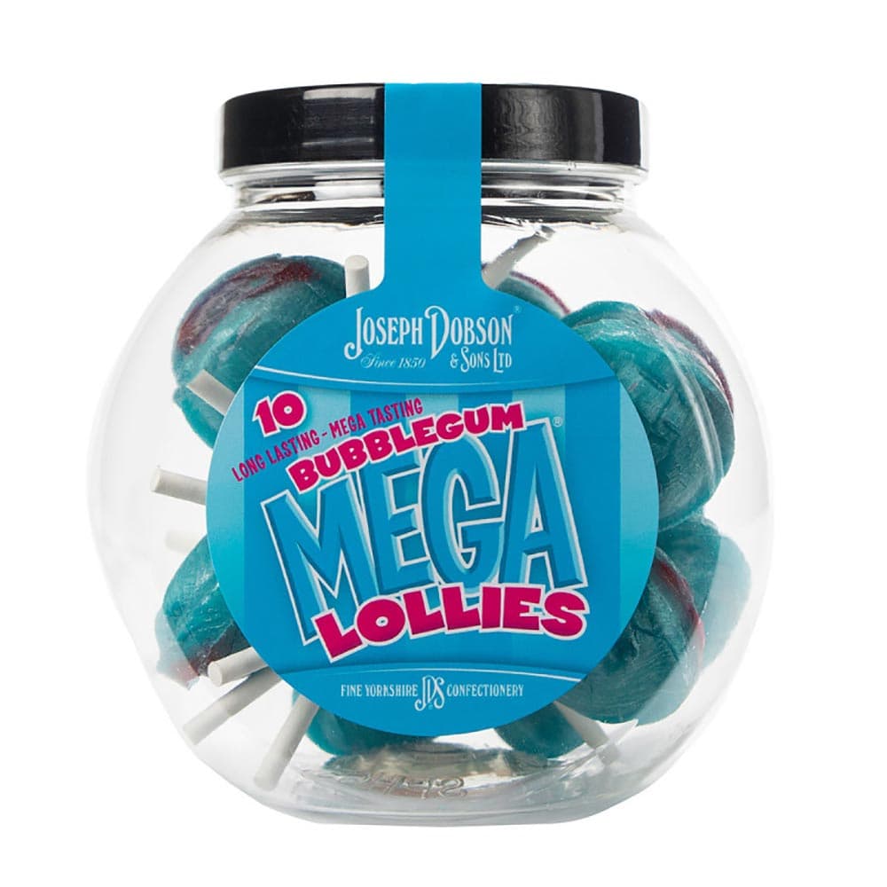 Dobsons Bubblegum Mega Lollies Gift Jar