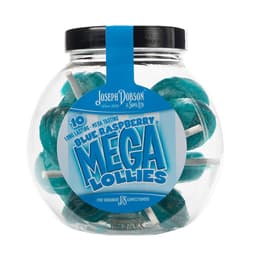 Dobsons Blue Raspberry Mega Lollies Gift Jar