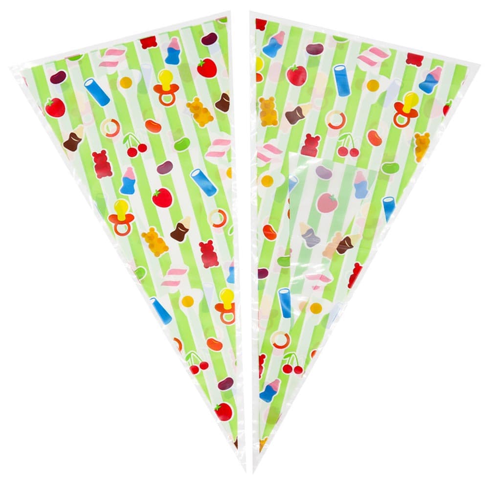Pick 'N' Mix Sweet Printed Cone Bags 250 Pack