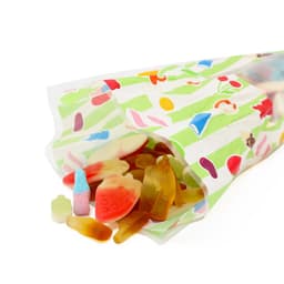Pick 'N' Mix Sweet Printed Cone Bags 250 Pack