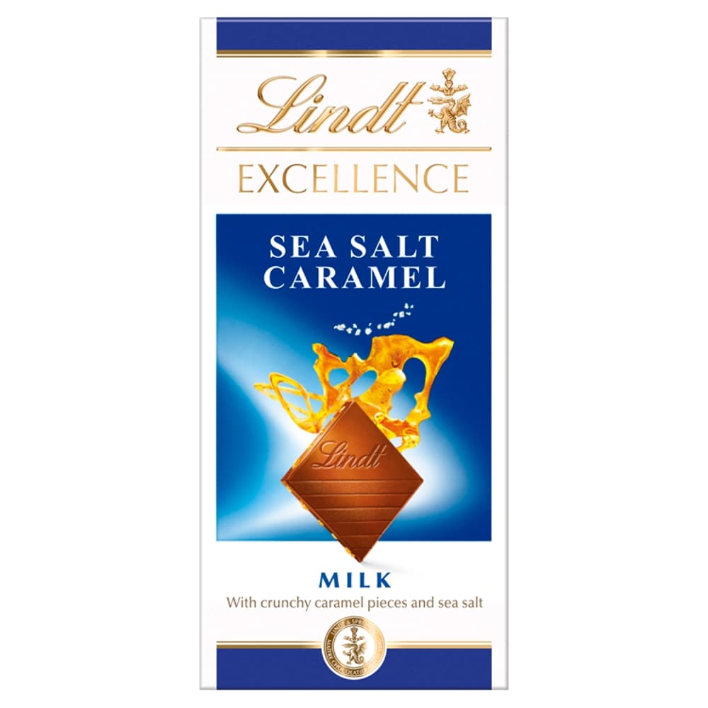 Lindt Excellence Milk Sea Salt Caramel Bar 100g