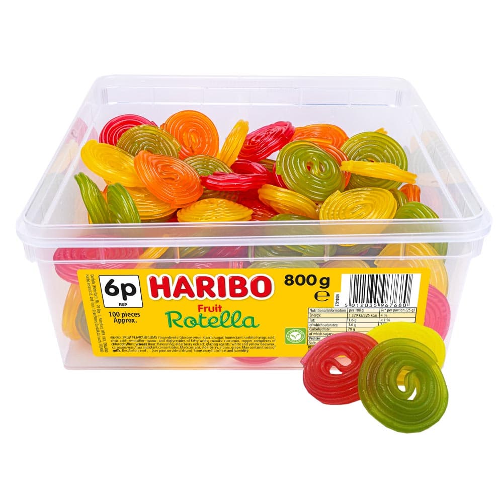 Haribo Rotella 6p Tub 800g