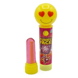 Crazy Candy Factory Funny Face Light Pops 11g