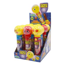 Crazy Candy Factory Funny Face Light Pops 11g