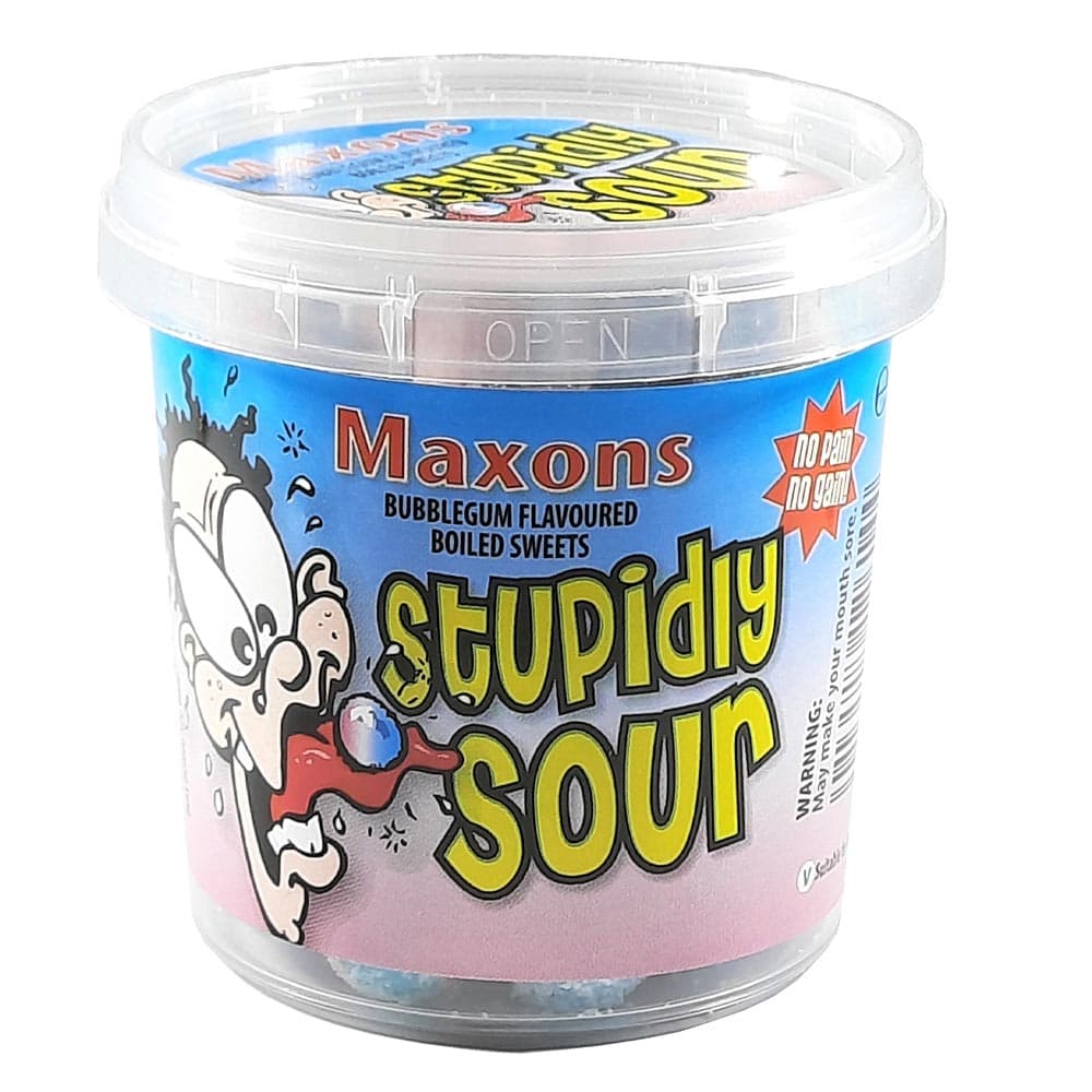Maxons Stupidly Sour Bubblegum 100g