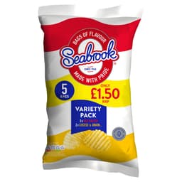 Seabrook The Original Crinkle Cut Variety Pack 5 Pack