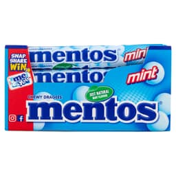 Mentos Mint Chewy Dragees 38g case