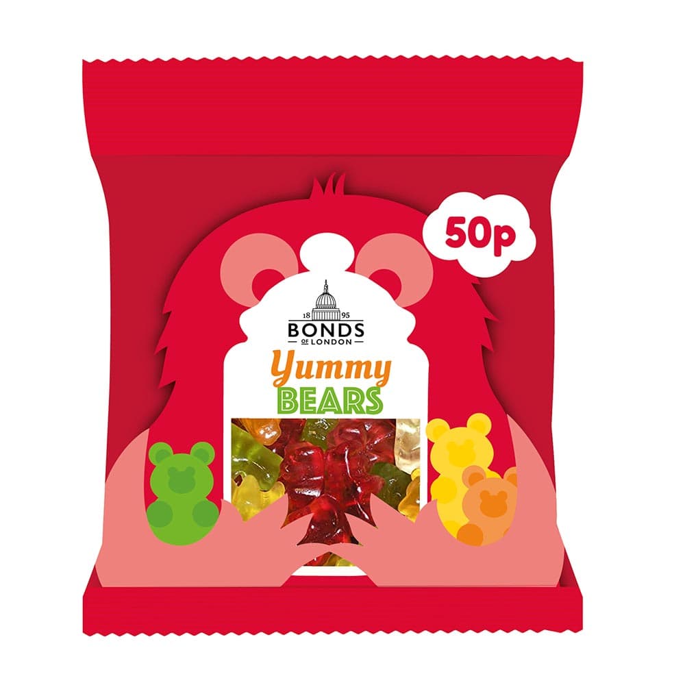 Bonds Yummy Bears Treat Bags 50g 50p PMP