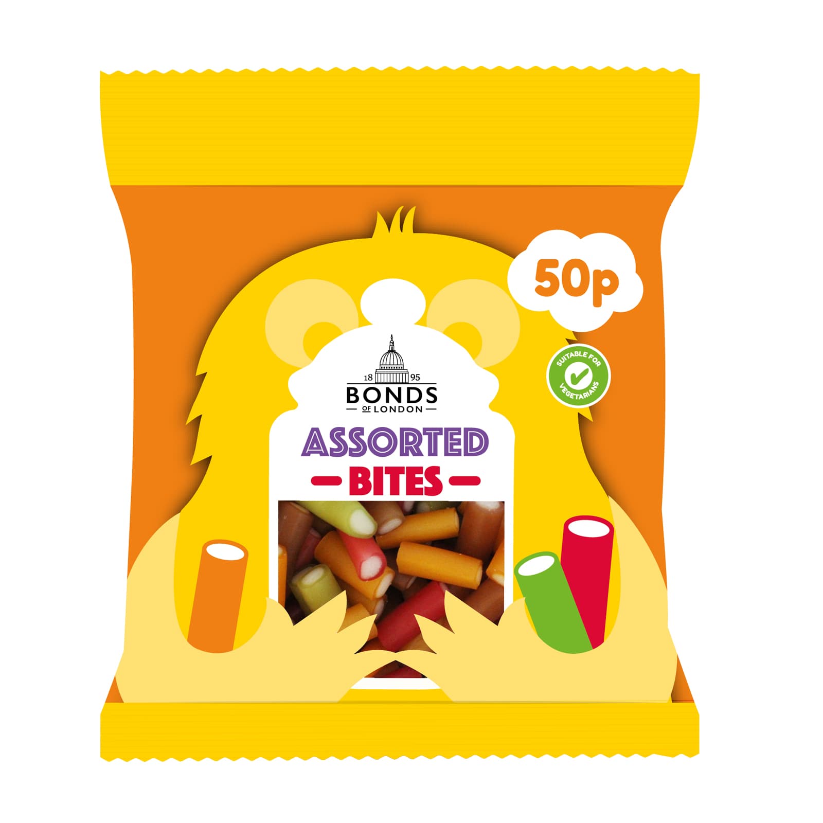 Bonds Assorted Bites Treat Bags 50g 50p PMP