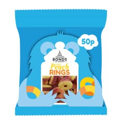 Bonds Fizzy Peach Rings Treat Bags 50g 50p PMP