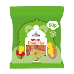 Bonds Sour Dummies Treat Bags 50g 50p PMP