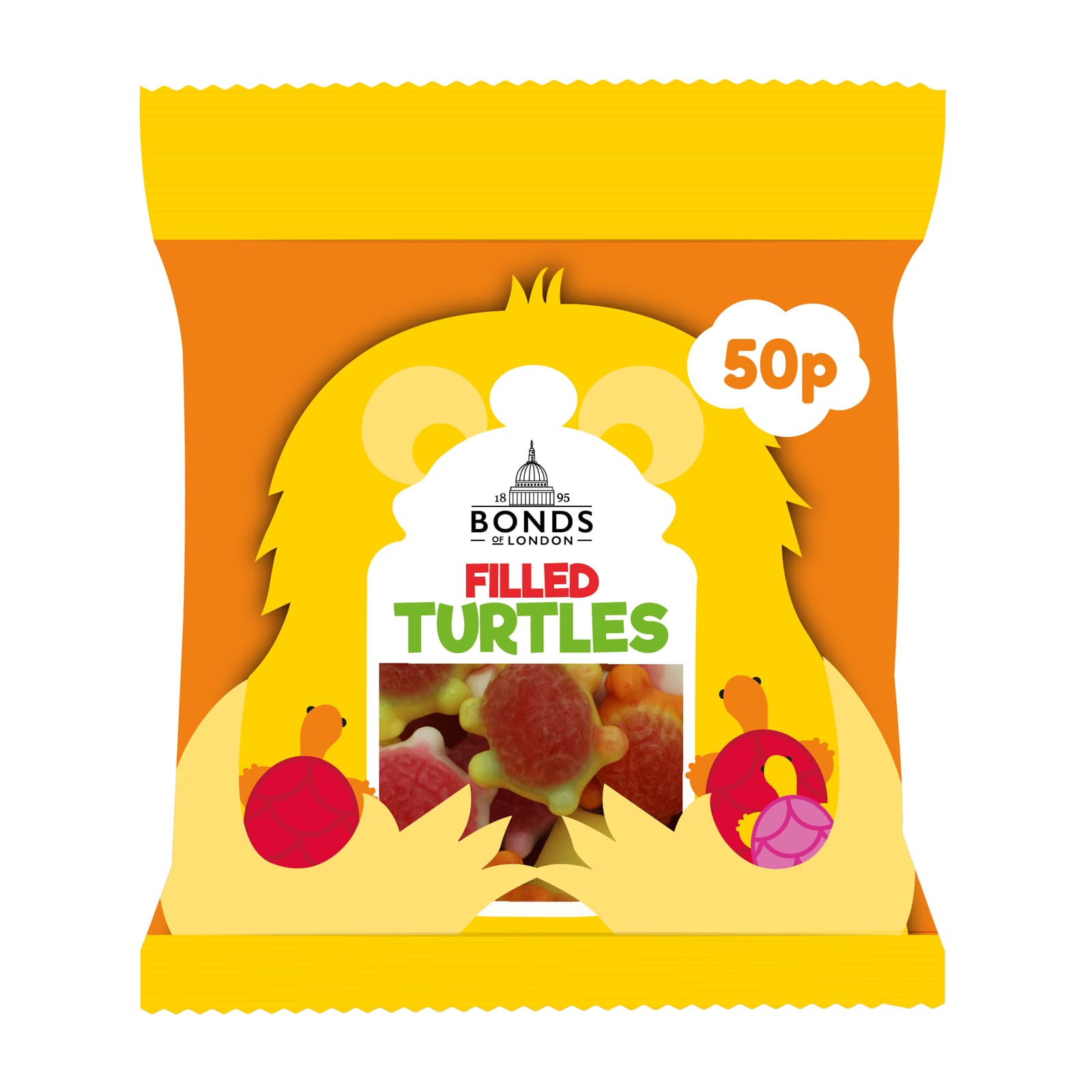 Bonds Filled Turtles Treat Bags 50g 50p PMP