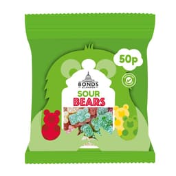 Bonds Fizzy Sour Bears Bags 50g 50p PMP