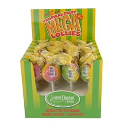 Dobsons Wrapped Tropical Fruit Mega Lollies CDU