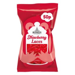 Bonds Strawberry Laces 50p PMP 40g
