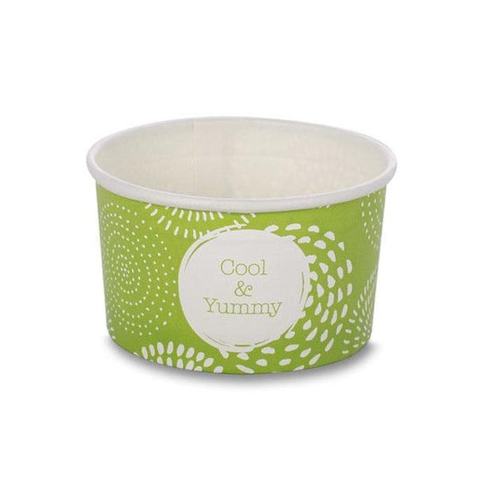 1 Scoop Wax Paper Ice Cream Tubs