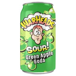 Warheads Sour Green Apple Soda Can 355ml