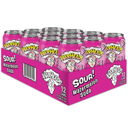 Warheads Sour Watermelon Soda Can 355ml