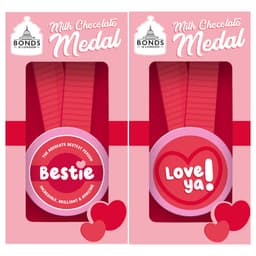 Bonds Milk Chocolate Heart Medal 21g