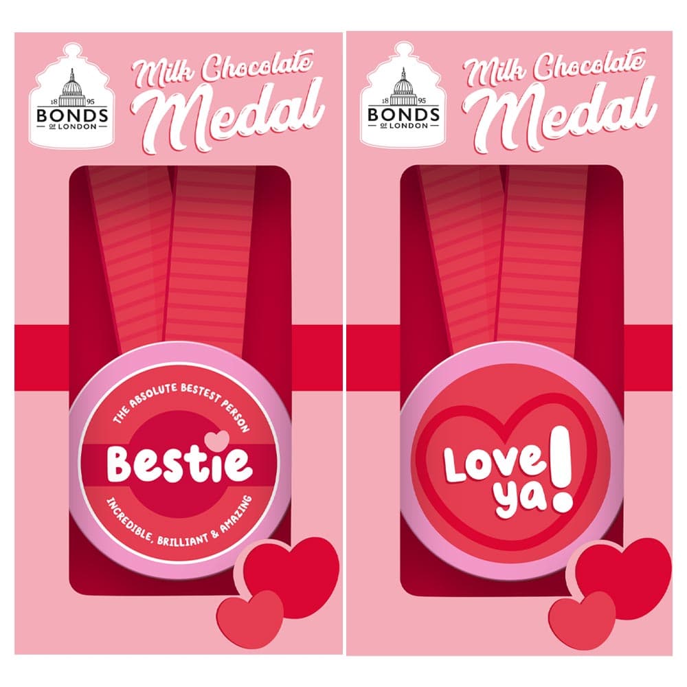 Bonds Milk Chocolate Heart Medal 21g